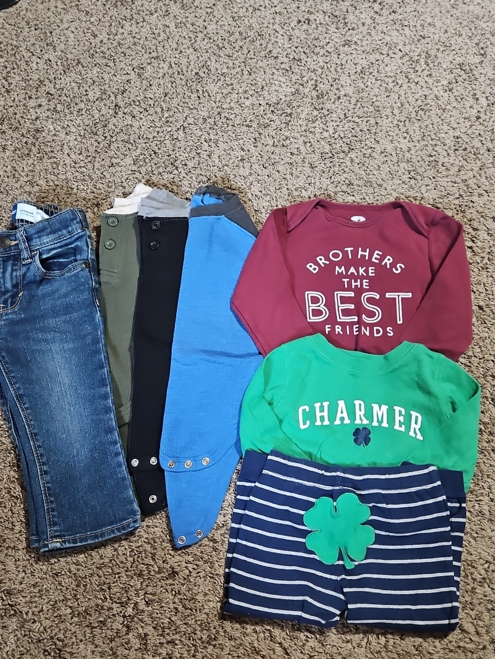 Boy Bodysuits With Jeans